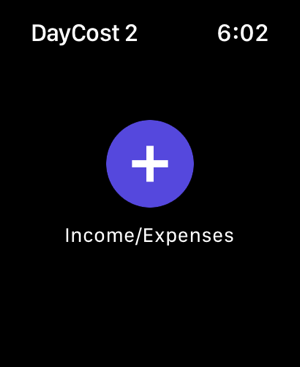 DayCost 2 - Capture d'écran des finances personnelles