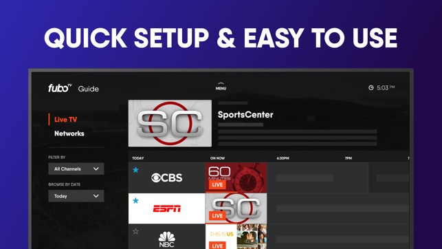 fuboTV: Watch Live Sports & TV dans l'App Store