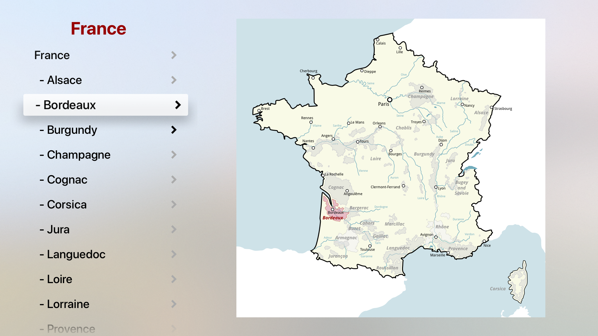 Wine Maps