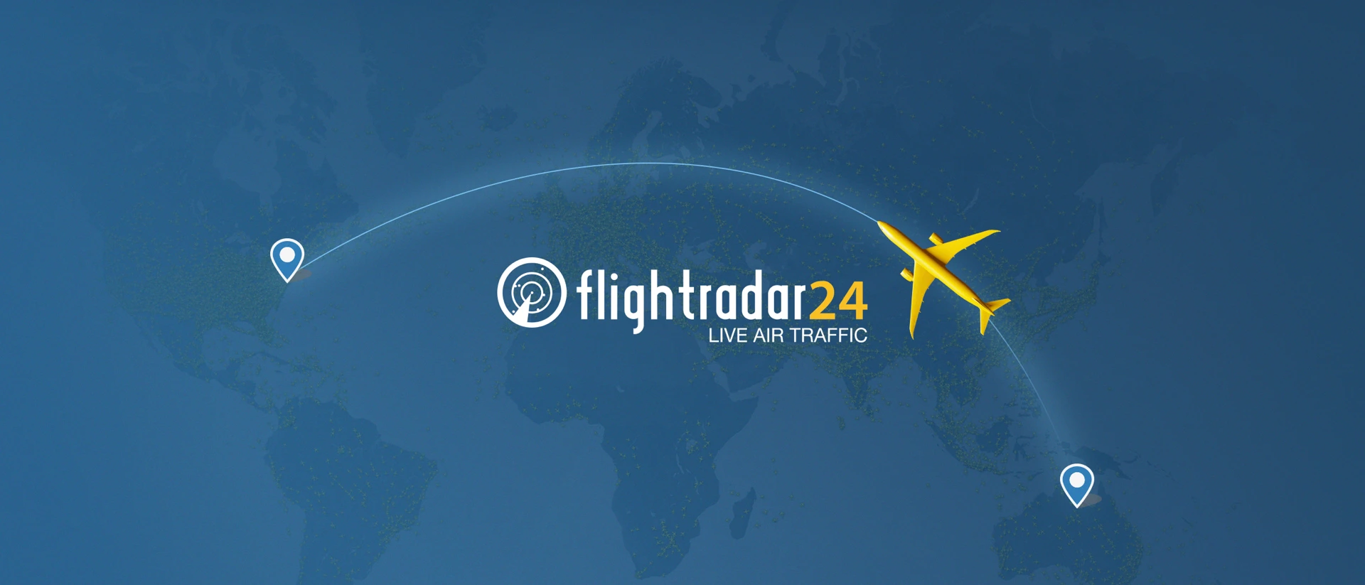 Flightradar24 | Flight Tracker product page header