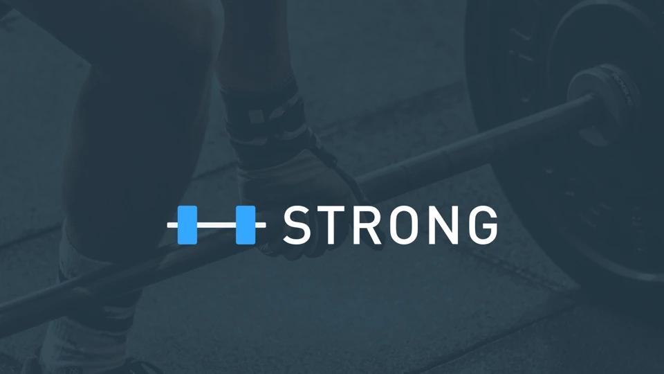 Strong Workout Tracker Gym Log App Store product page header
