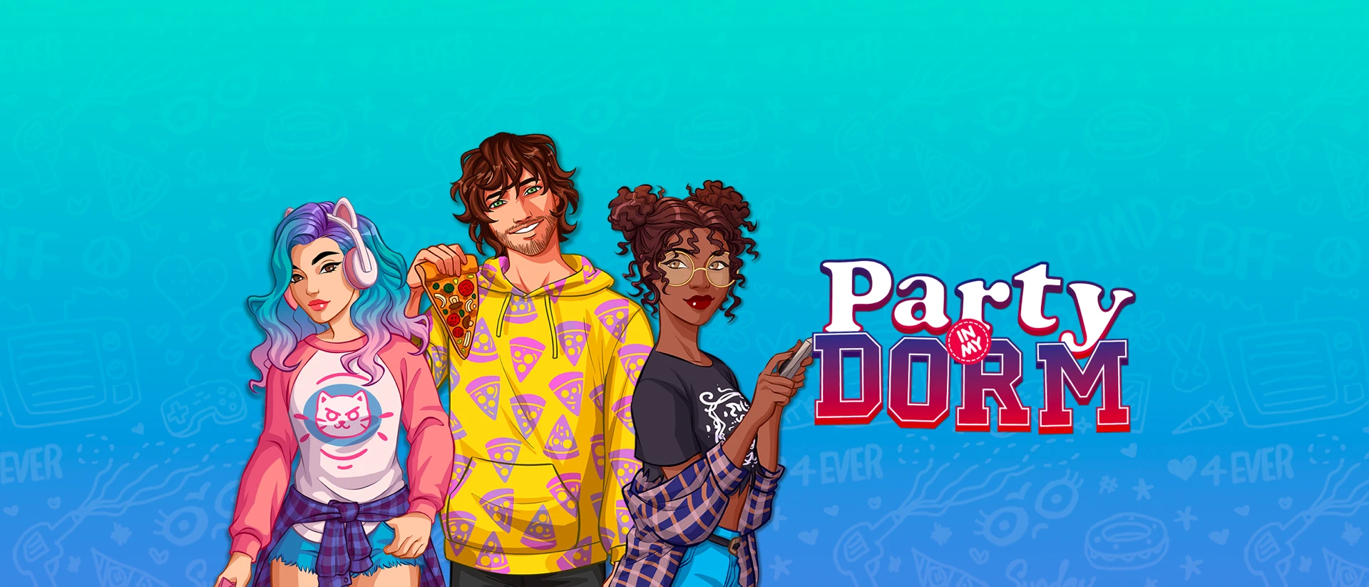 Party in My Dorm: Campus Life product page header
