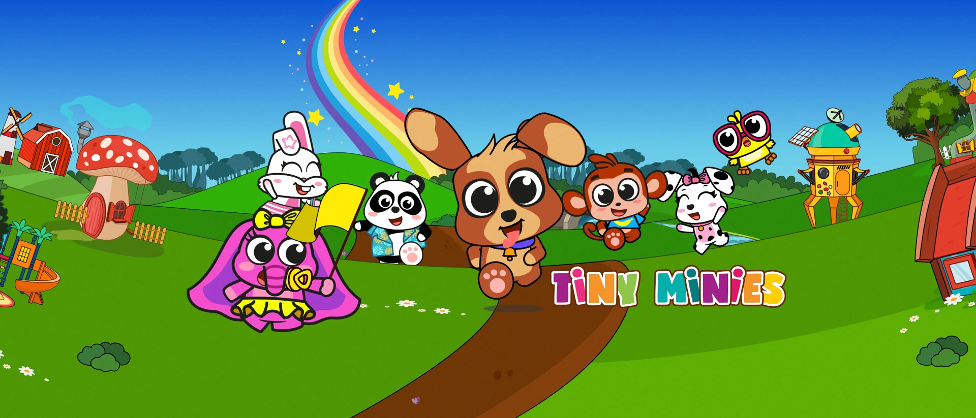 Tiny Minies: Toddler Learning product page header