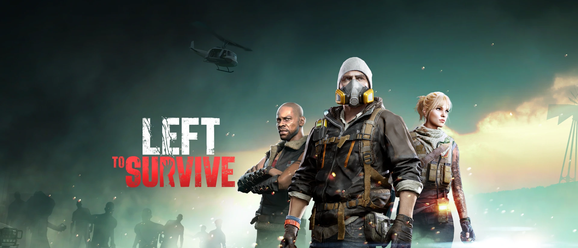 Left to Survive: Zombie Games product page header
