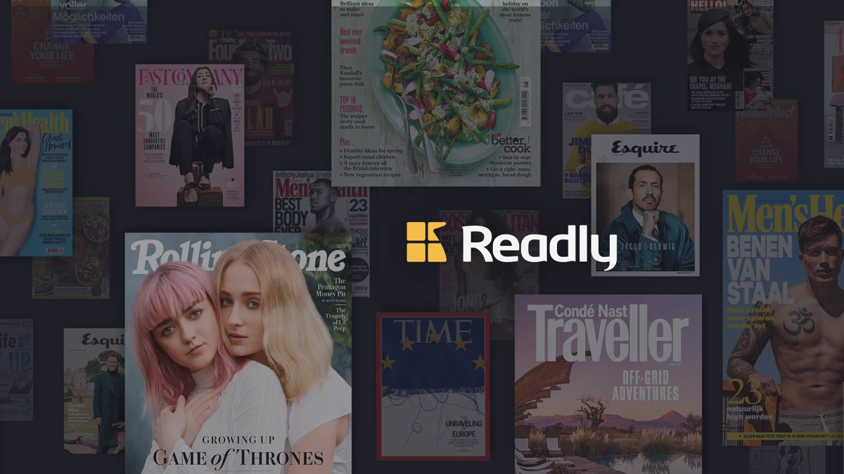 Readly-Magasin & Dagstidningar App Store product page header
