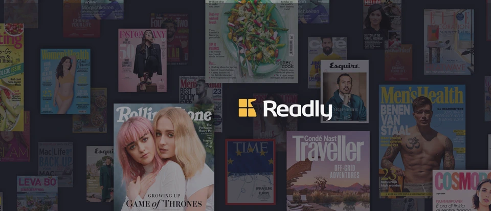 Readly-Magasin & Dagstidningar App Store product page header