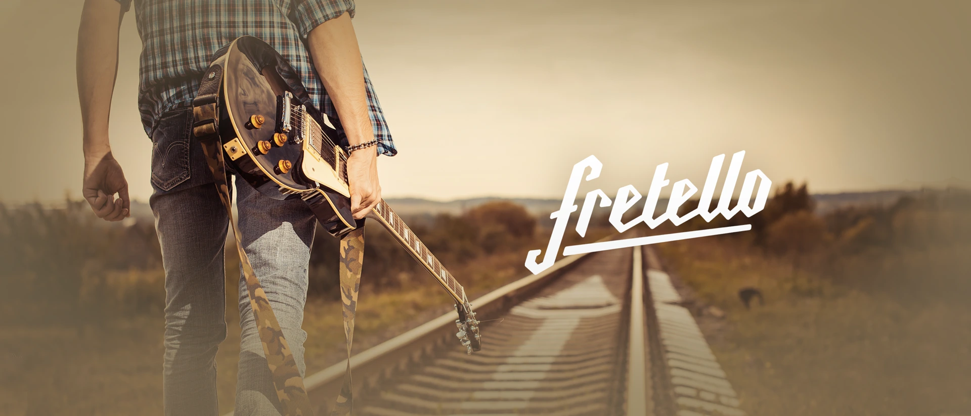 Fretello Guitar Lessons product page header