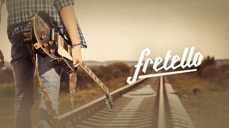 Fretello Guitar Lessons App Store product page header