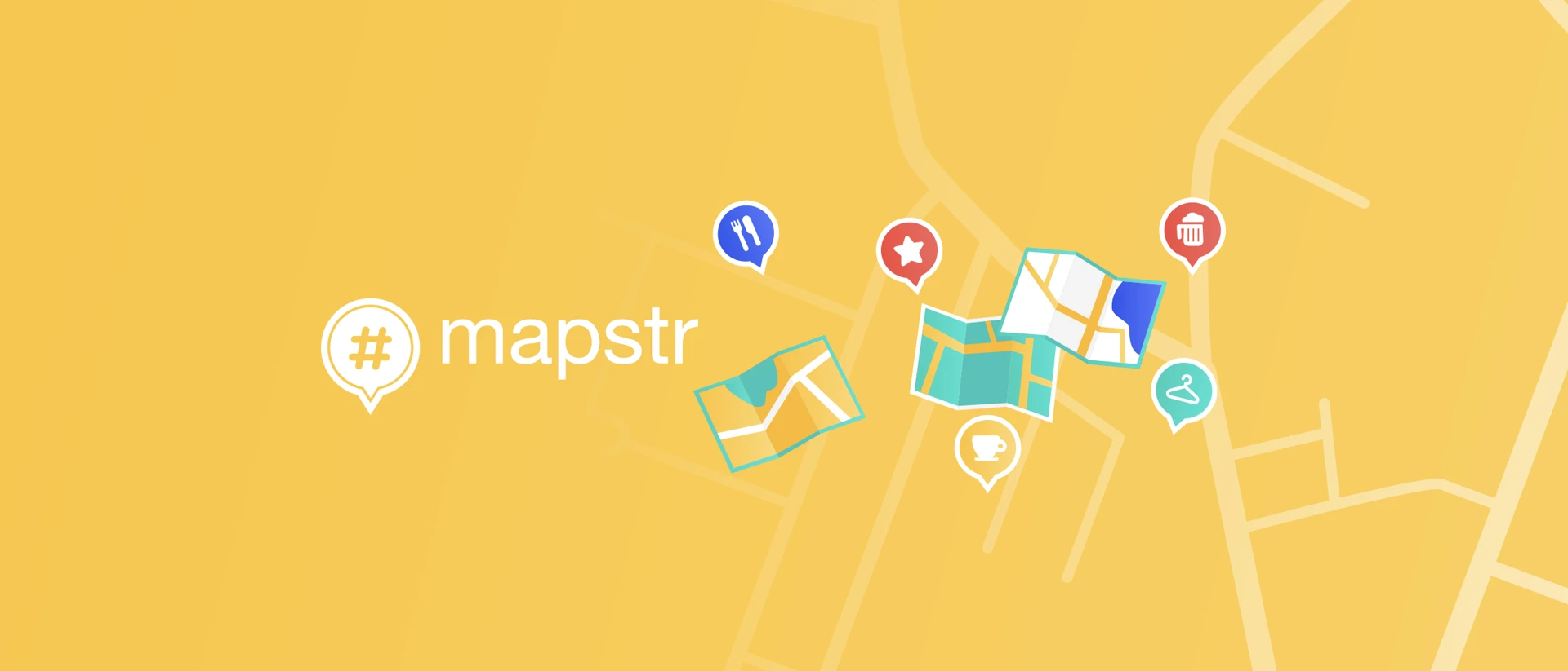 Mapstr – Save & Follow Places product page header