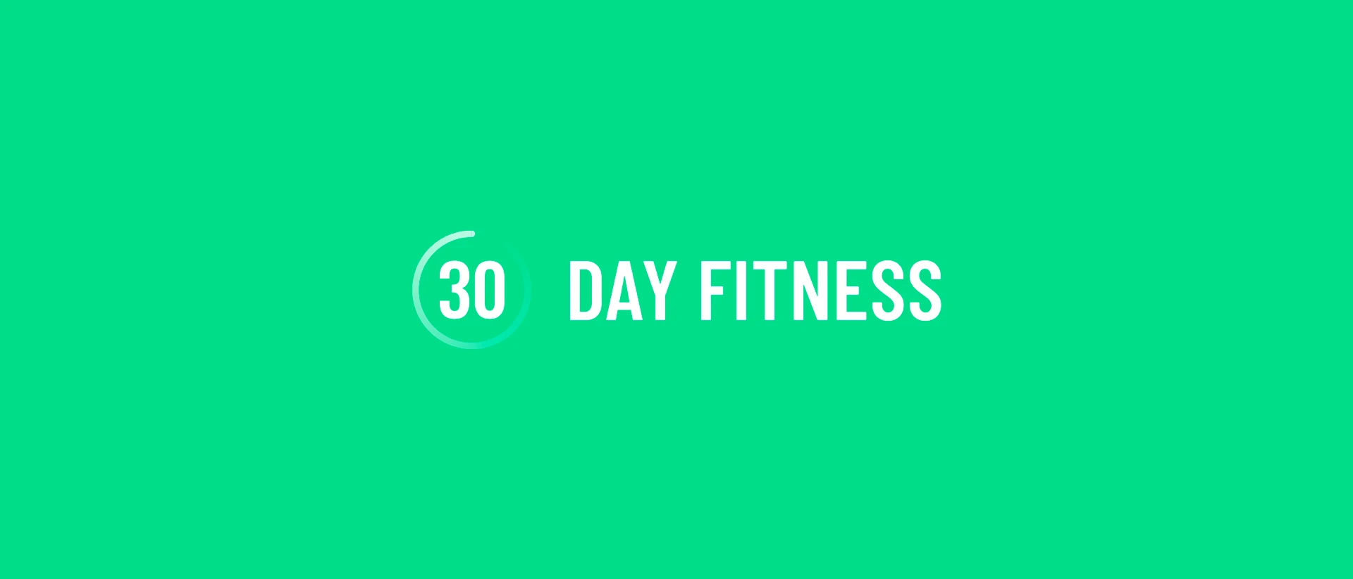 30 Day Fitness - Home Workout product page header
