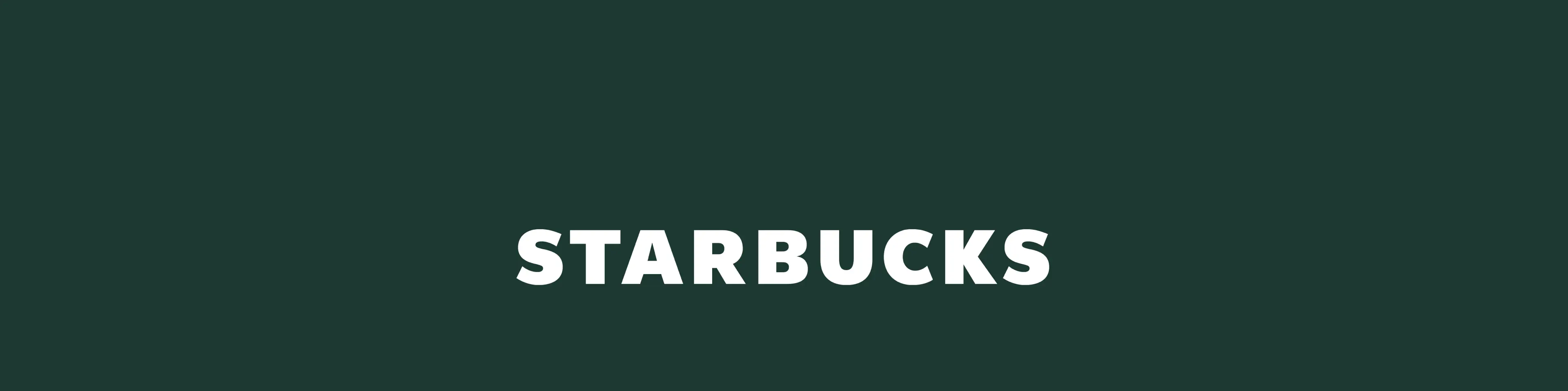 Starbucks, App Store banner