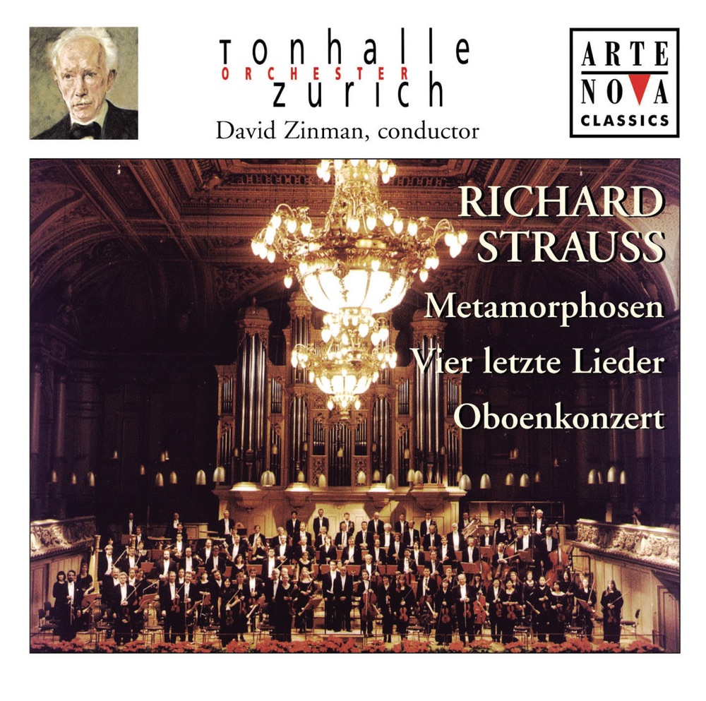 Обложка альбома «R. Strauss: Vier letzte Lieder - Metamorphosen - Oboenkonzert» — David Zinman, Tonhalle-Orchester Zürich, Melanie Diener & Simon Fuchs