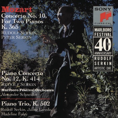 Mozart: Concerto No. 10 for Two Pianos and Orchestra, Concerto for Piano and Orchestra, K. 414, Trio for Piano, Violin and Cello, K. 502