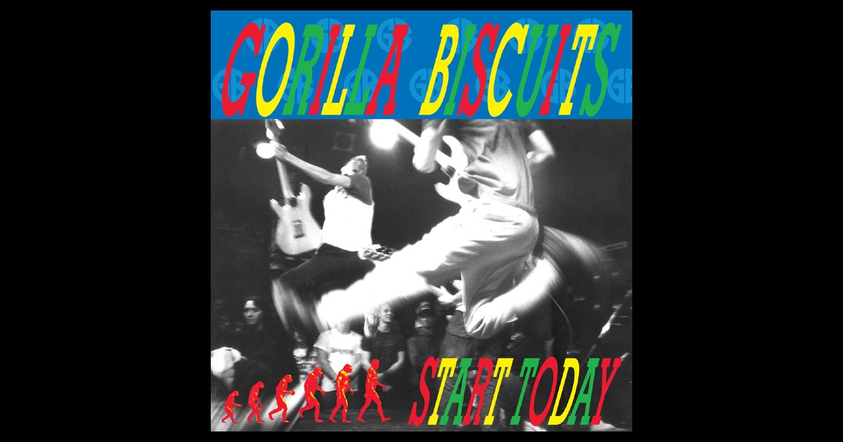 Gorilla Biscuits Start Today 1stプレス エンボス Gorilla Biscuits – Start Today – Vinyl (Embossed Cover, LP