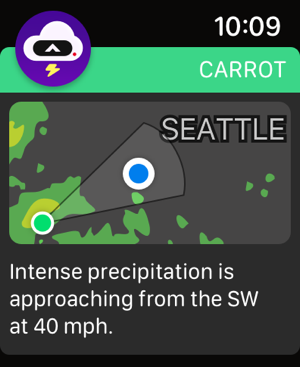 ‎CARROT Wetter: Warnung & Radar Screenshot