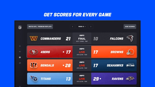 Scores App: For NFL Football on the App Store