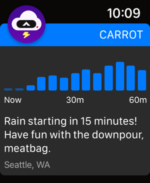 ‎CARROT Weather: Alerts & Radar Screenshot