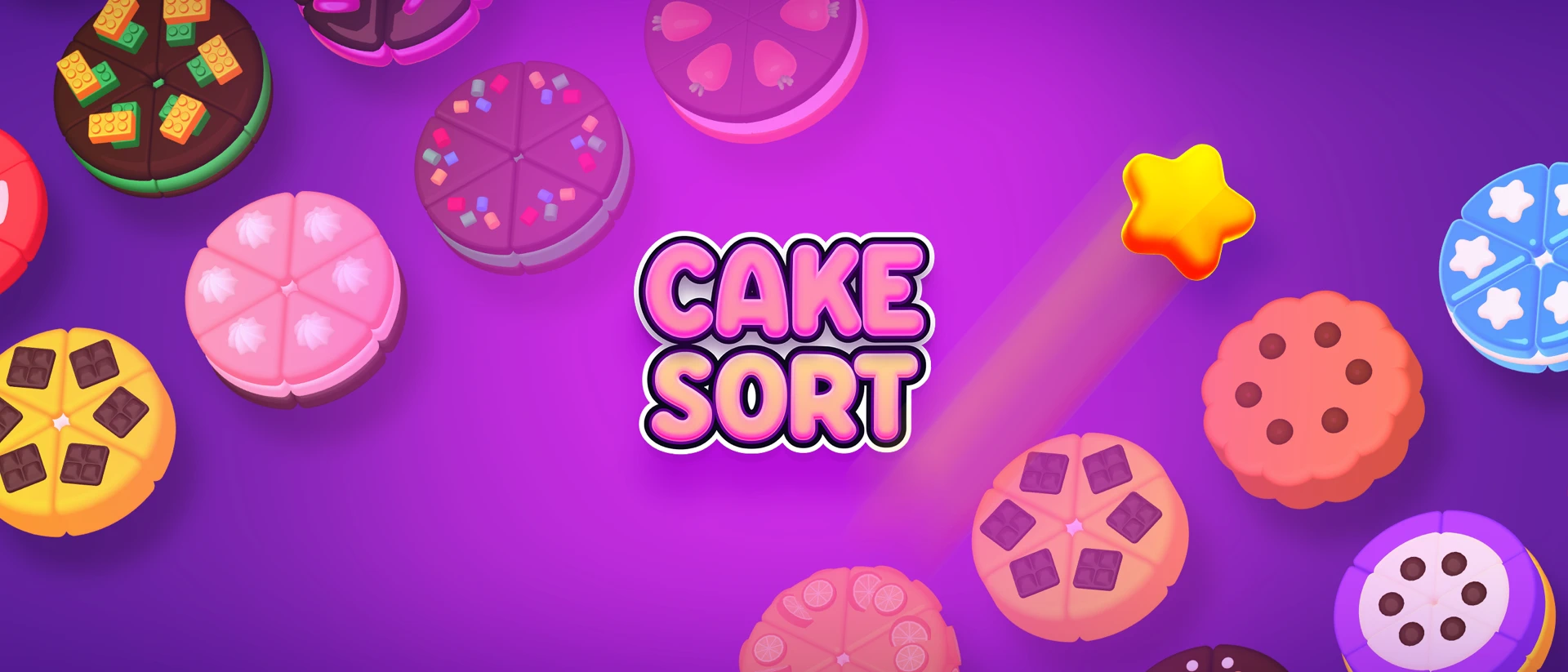 Cake Sort Puzzle 3D product page header