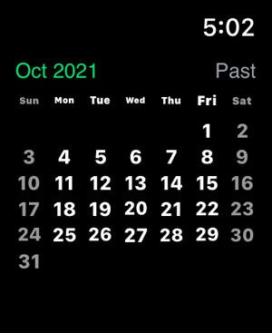 ‎Kalender-Widget – Screenshot von Datums-Widgets