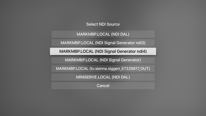 Screenshot #2 pour NDI Monitor TV