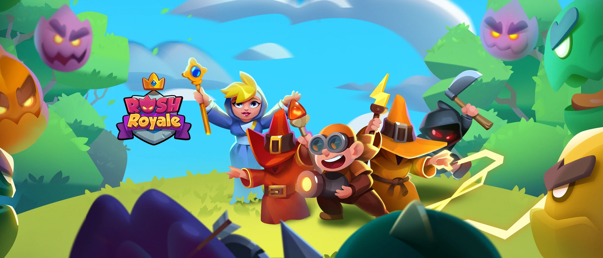 Rush Royale: Tower Defense RPG product page header