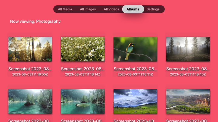 Screenshot #3 pour Album Viewer for Google Photos