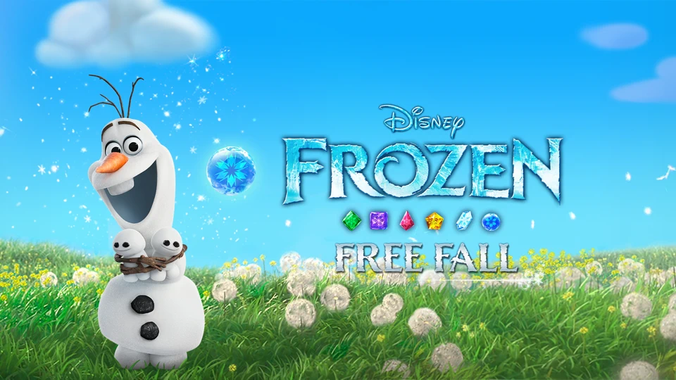 Disney Frozen Free Fall Game App Store product page header