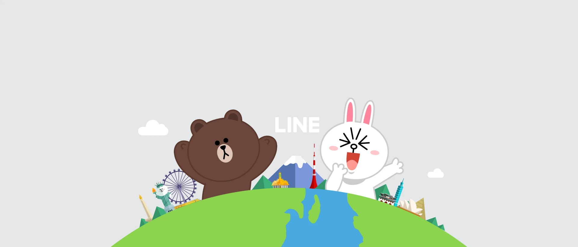 LINE product page header