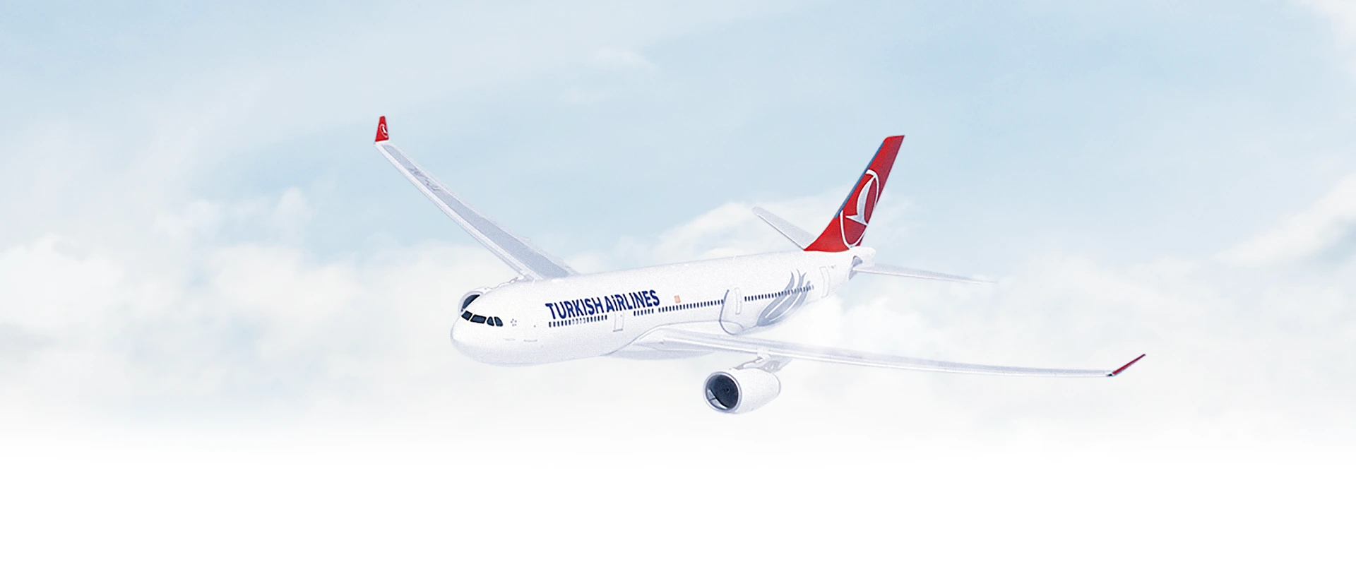 Turkish Airlines: Book Flights product page header