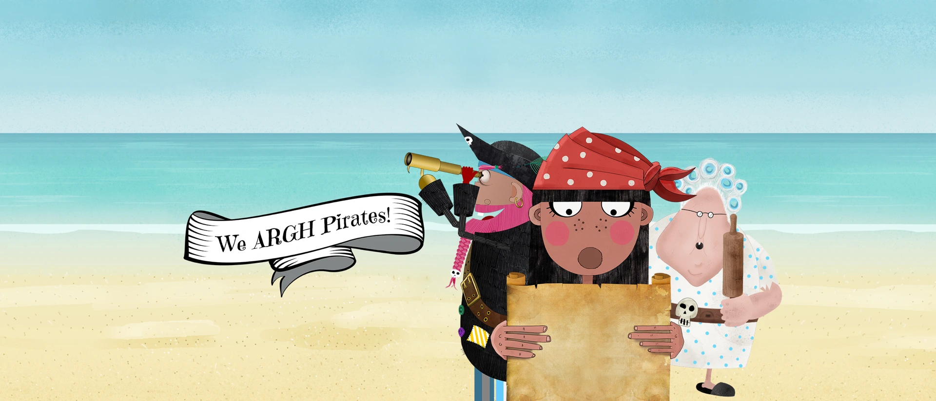We ARGH Pirates product page header