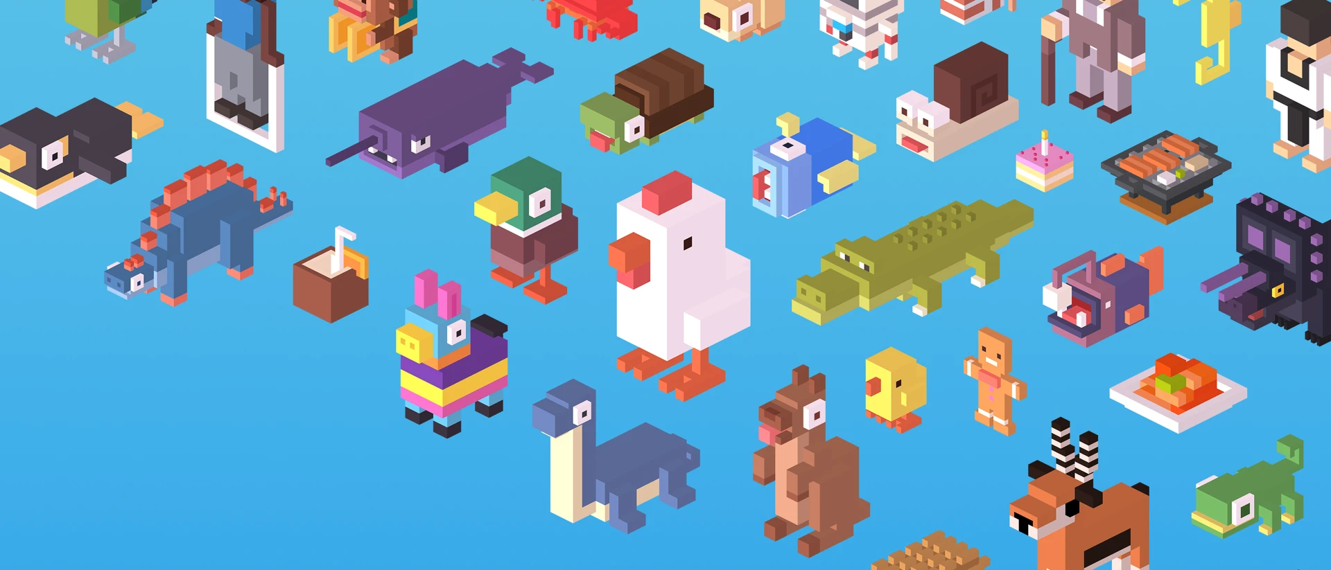 Crossy Road product page header