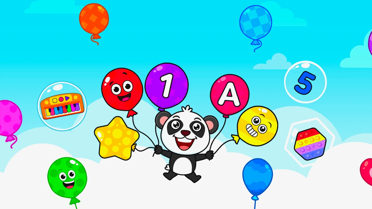 Toddler Games Baby Balloon Pop App Store product page header