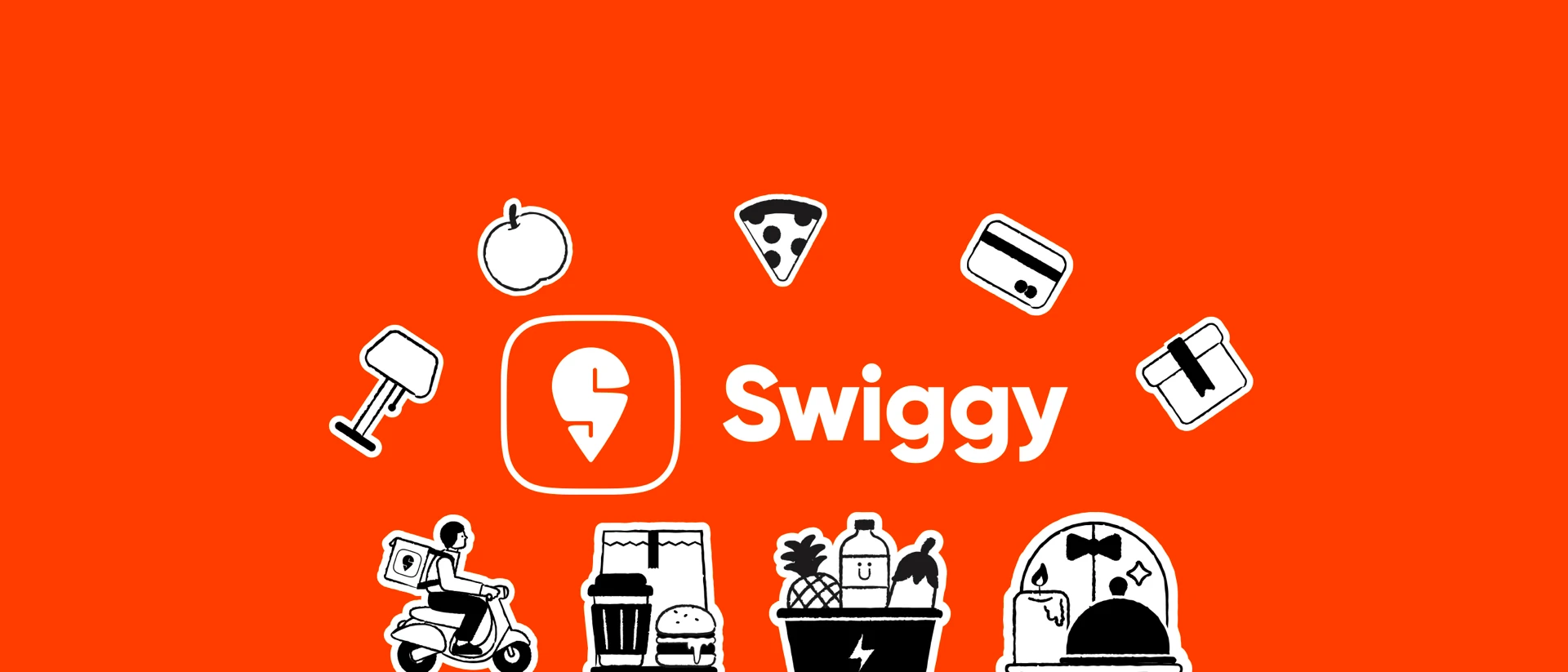Swiggy: Food Instamart Dineout product page header