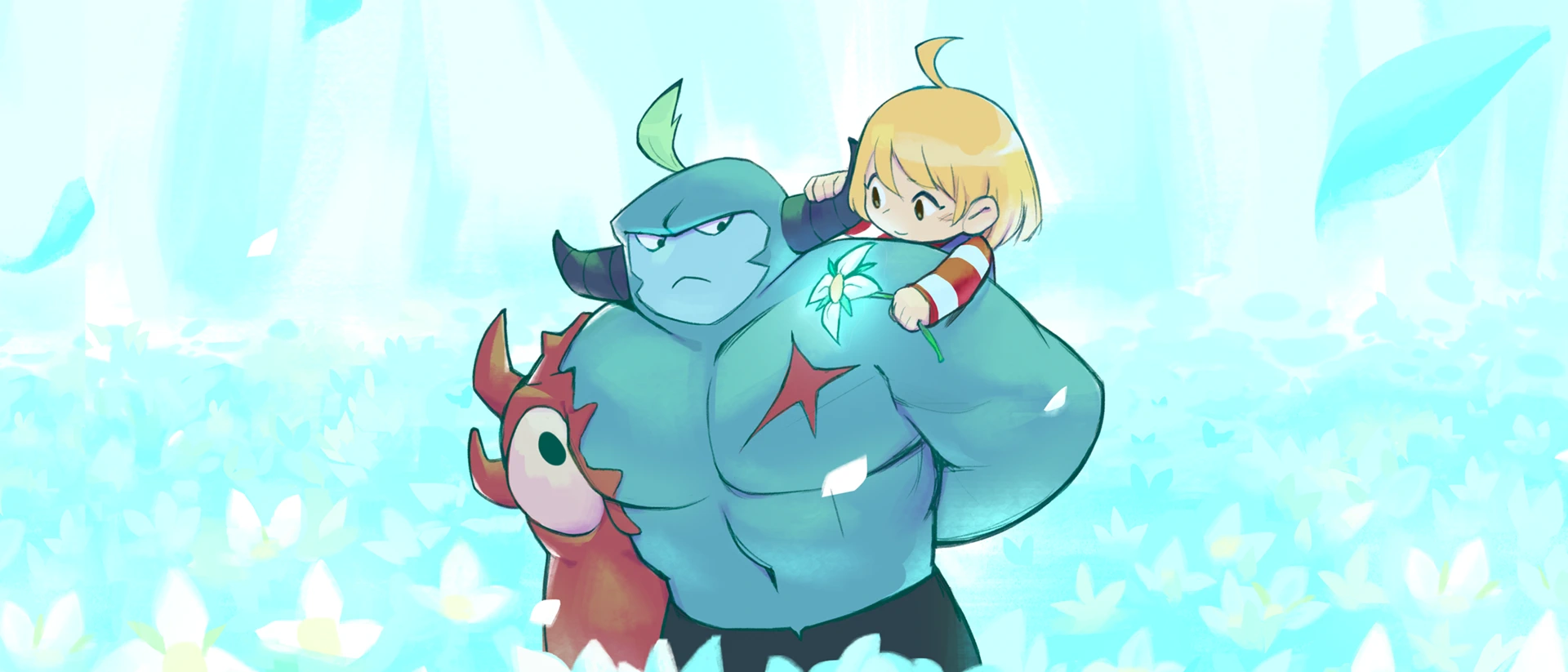 Meg's Monster product page header
