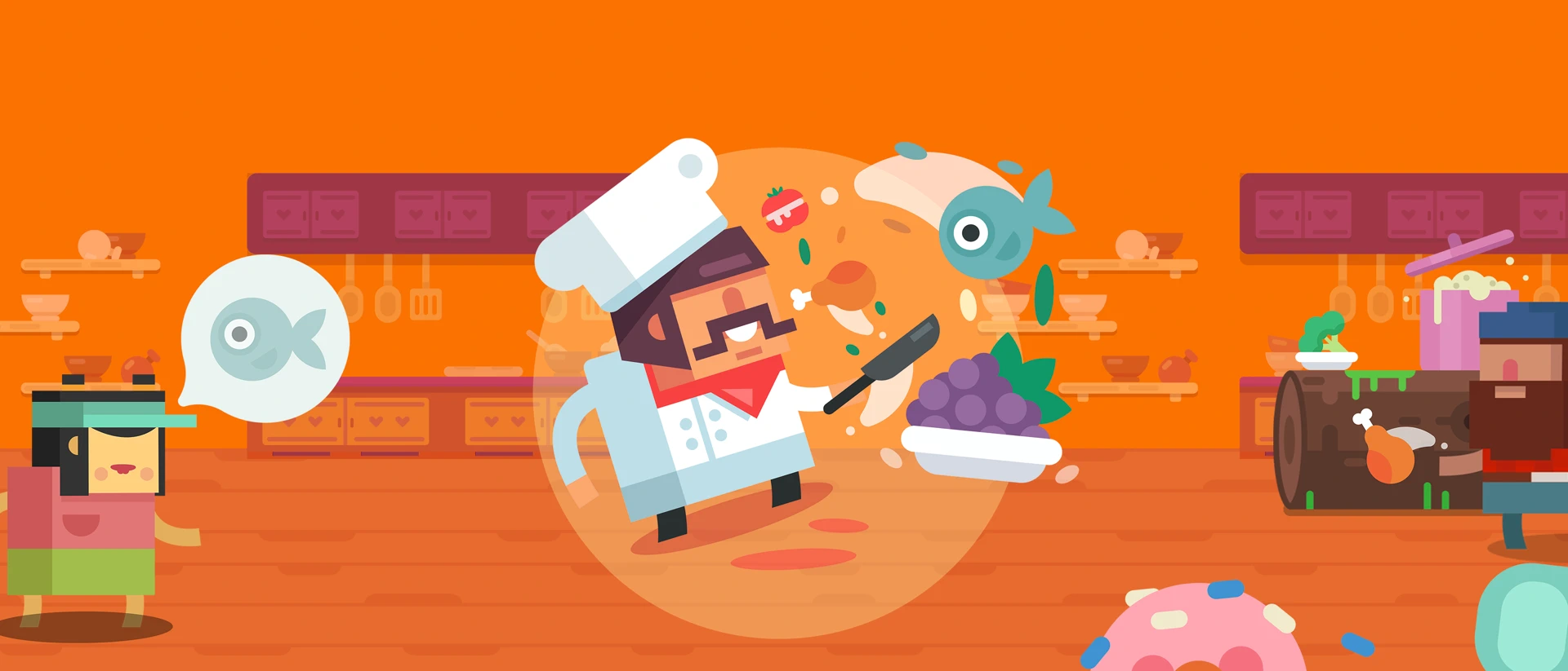 Funky Restaurant product page header