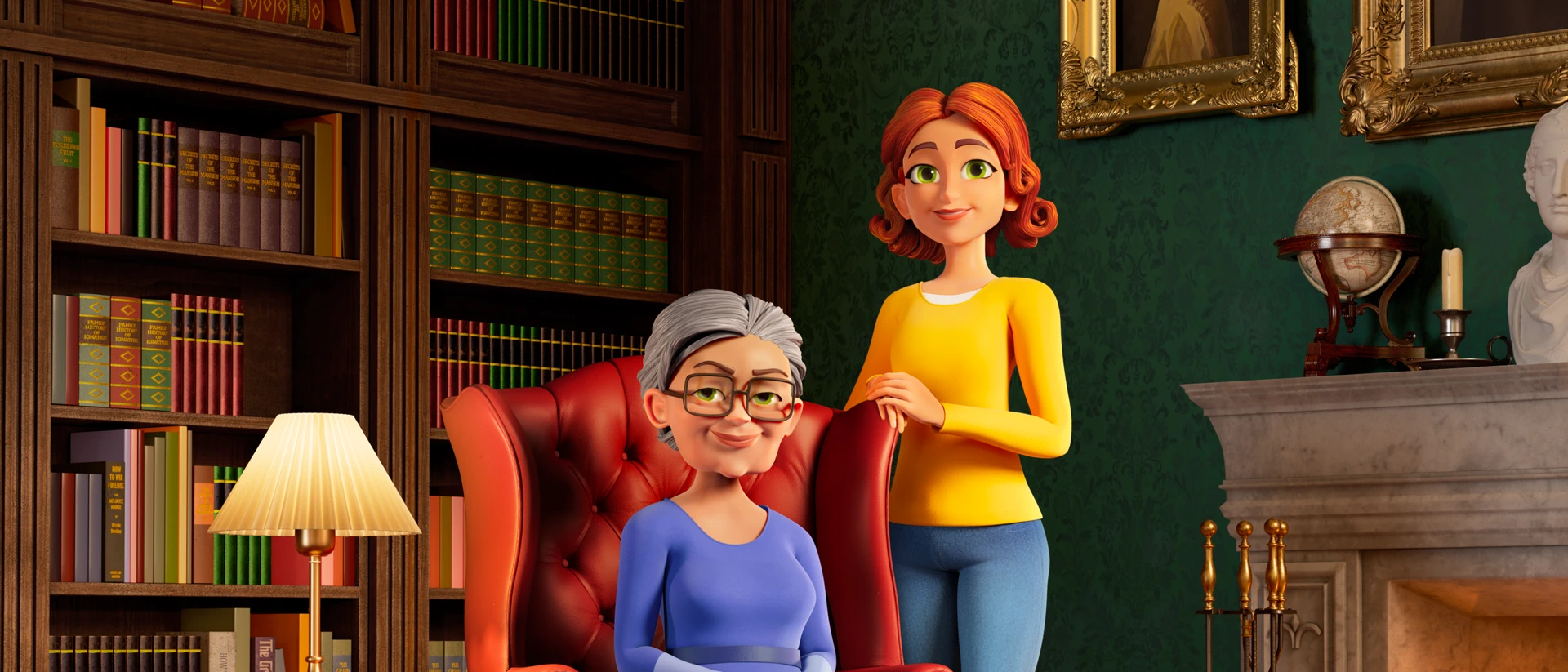 Merge Mansion: Puzzles & Story product page header