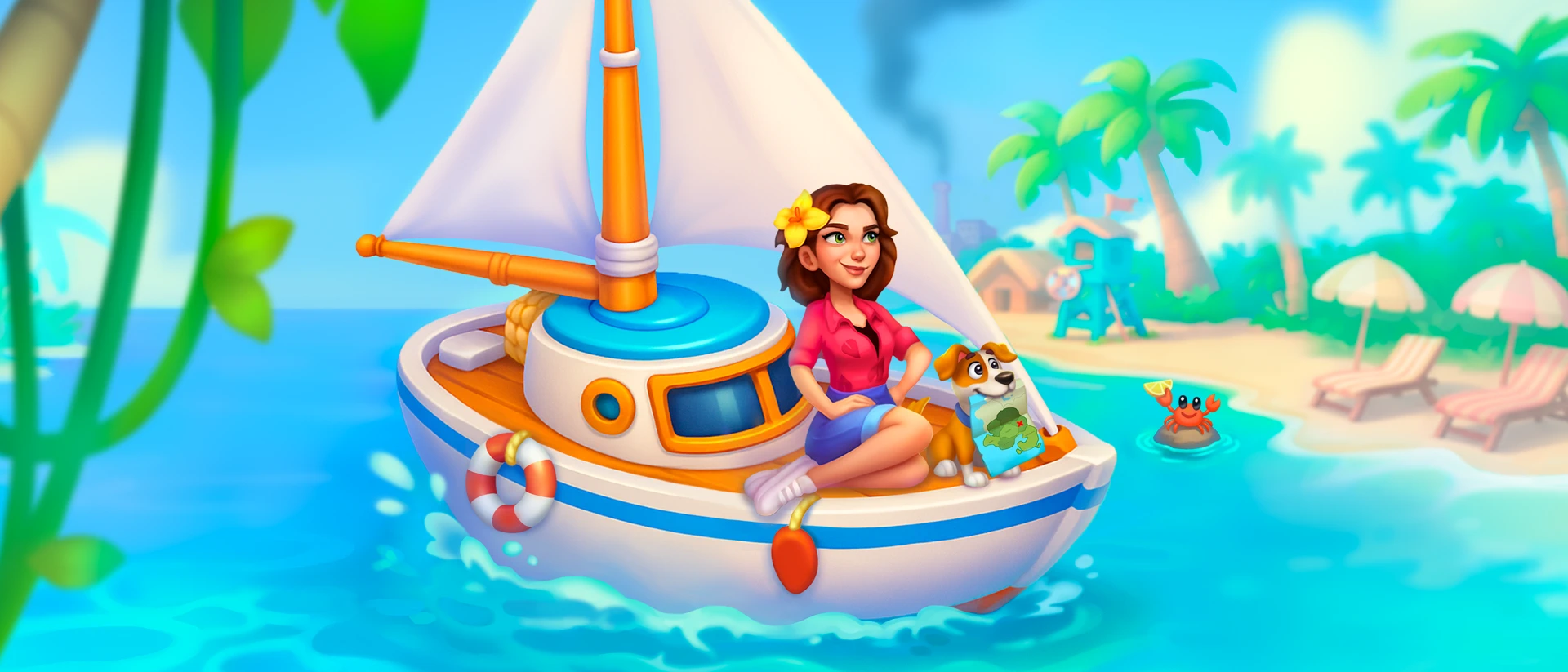 Secrets of Paradise Merge Game product page header