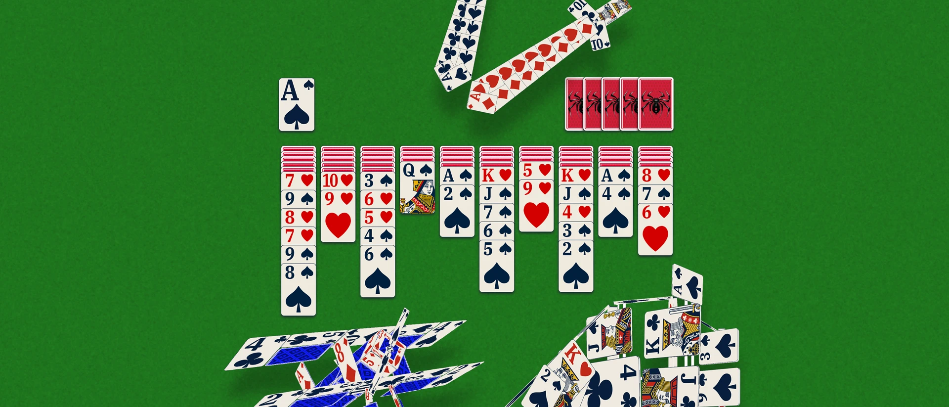 Spider Solitaire: Card Game product page header