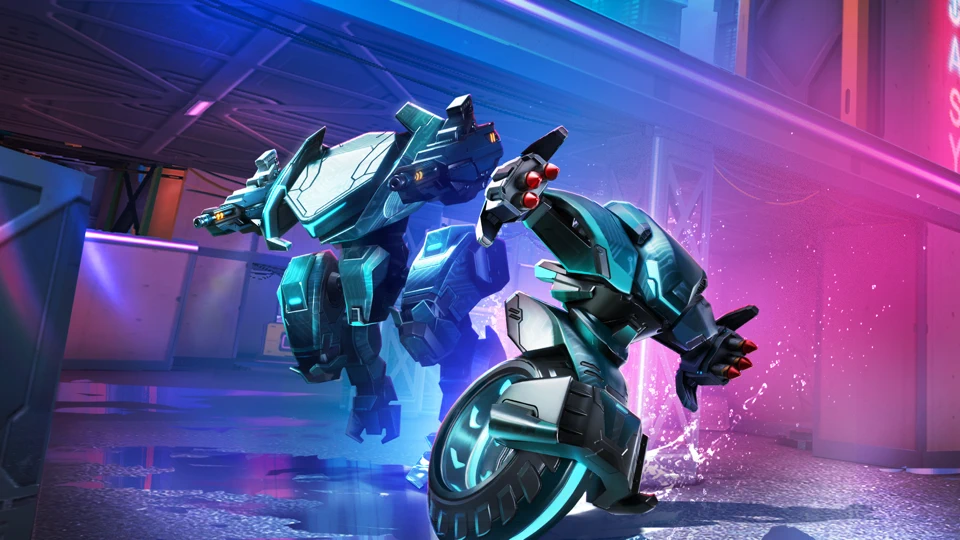 Mech Arena - Shooting Game App Store product page header