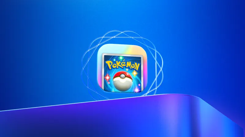 Official Pokémon TCG Pocket App Store screenshot showing cards in the mobile interface