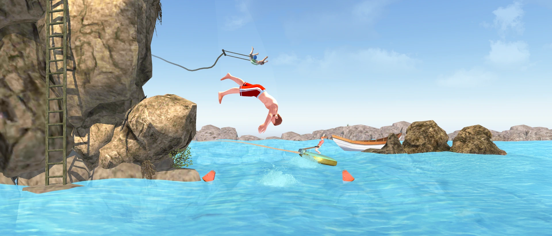 Flip Diving product page header