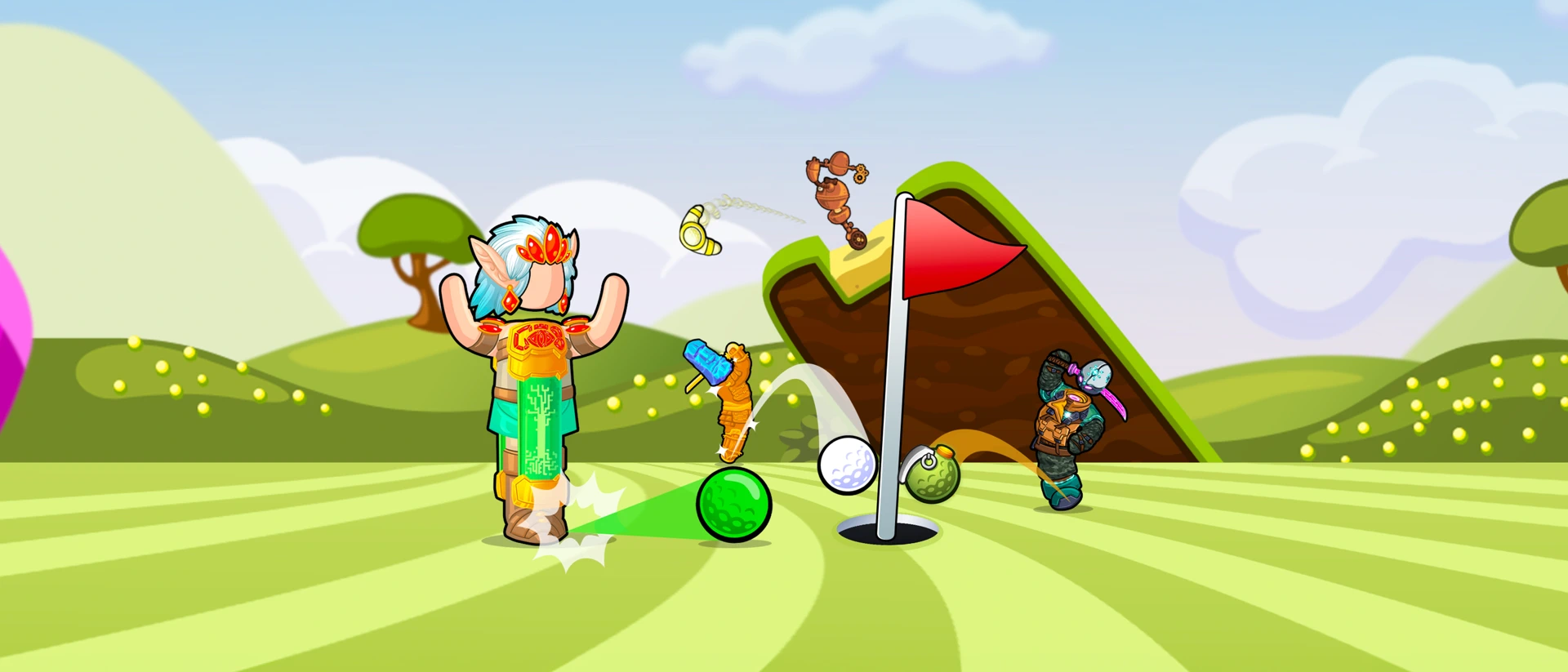 Golf Blitz product page header
