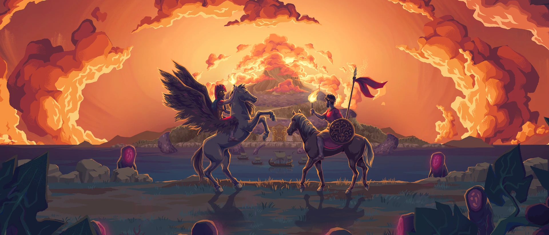 Kingdom Two Crowns product page header