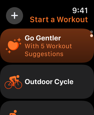 ‎Gentler Streak Fitness Tracker Screenshot