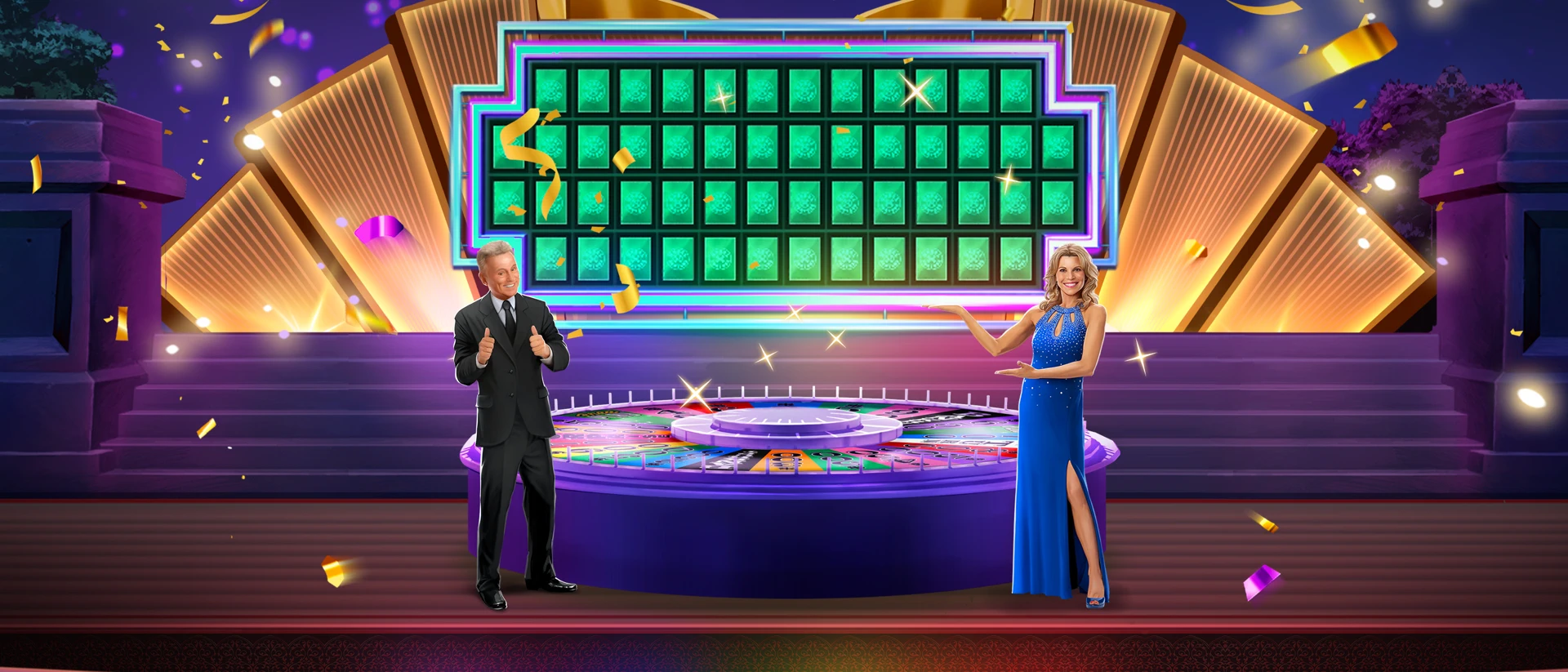 Wheel of Fortune Official Game product page header