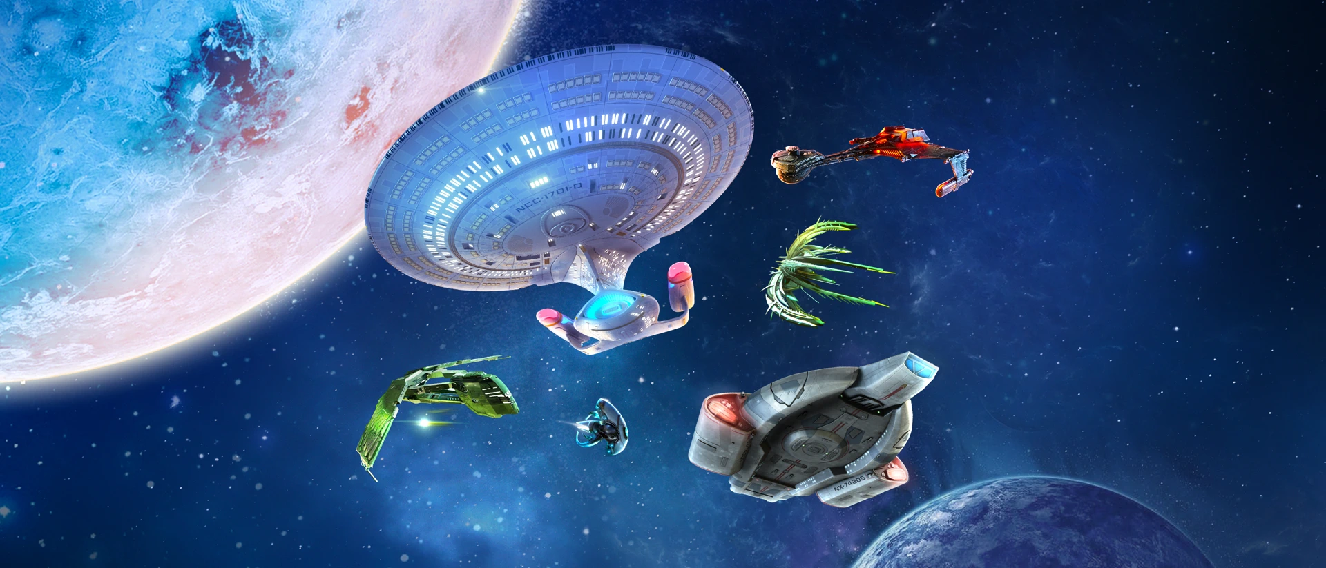 Star Trek Fleet Command product page header