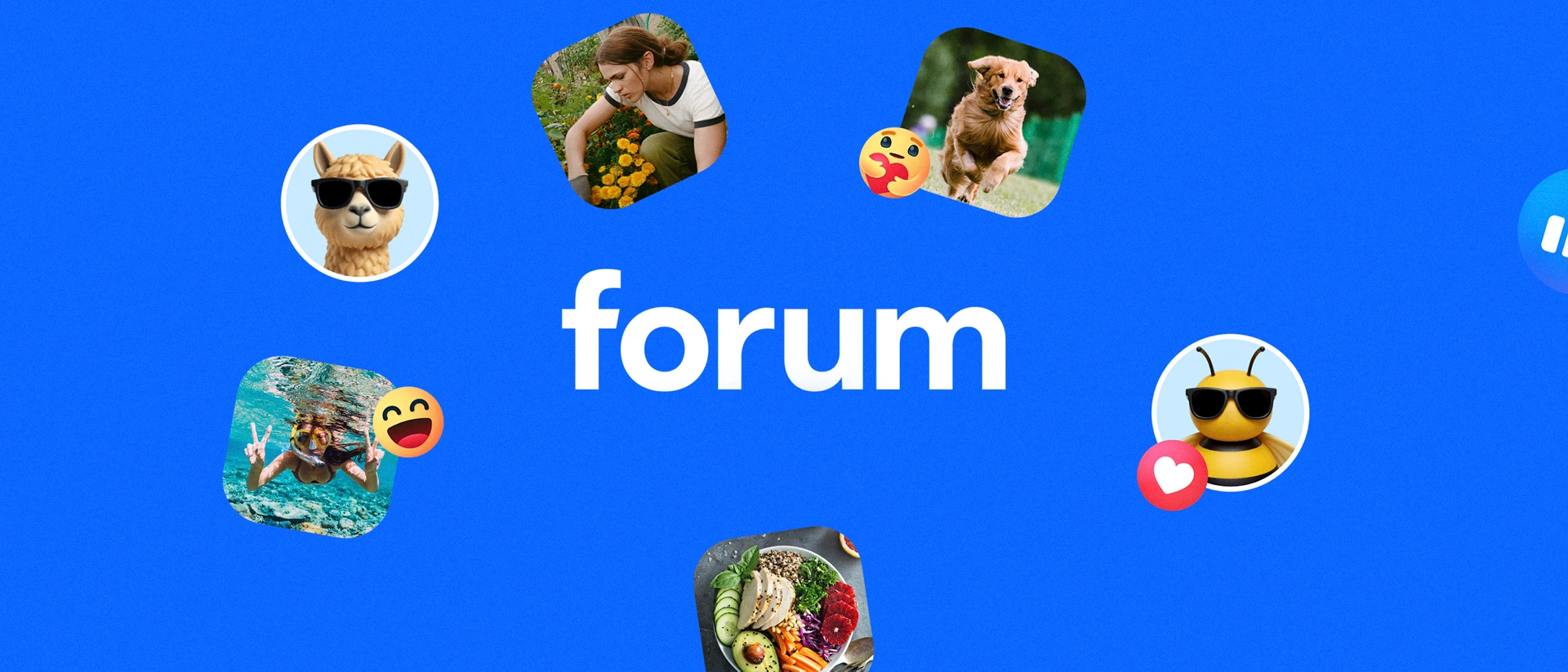 Forum, a Facebook app product page header