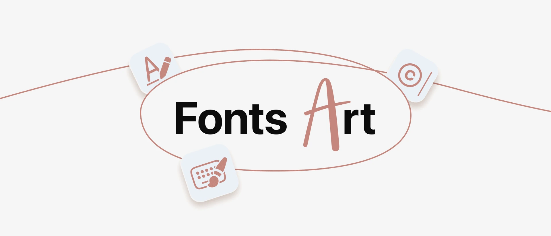 Fonts Art: Cool Keyboard Maker product page header