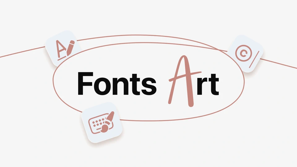 Fonts Art: Cool Keyboard Maker App Store product page header