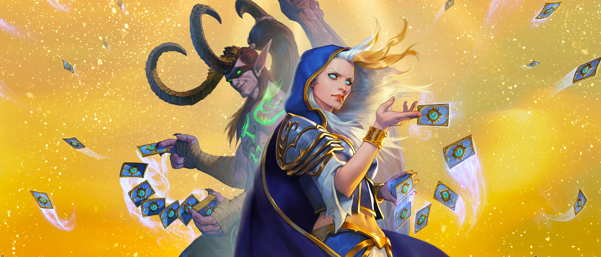 Hearthstone product page header